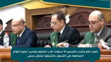 تنفيذ حكم مشدد بالسجن 10 سنوات للأب المتهم بتعذيب نجليه التوأم لإجبارهما على التسول بالشرقية بشكل رسمي